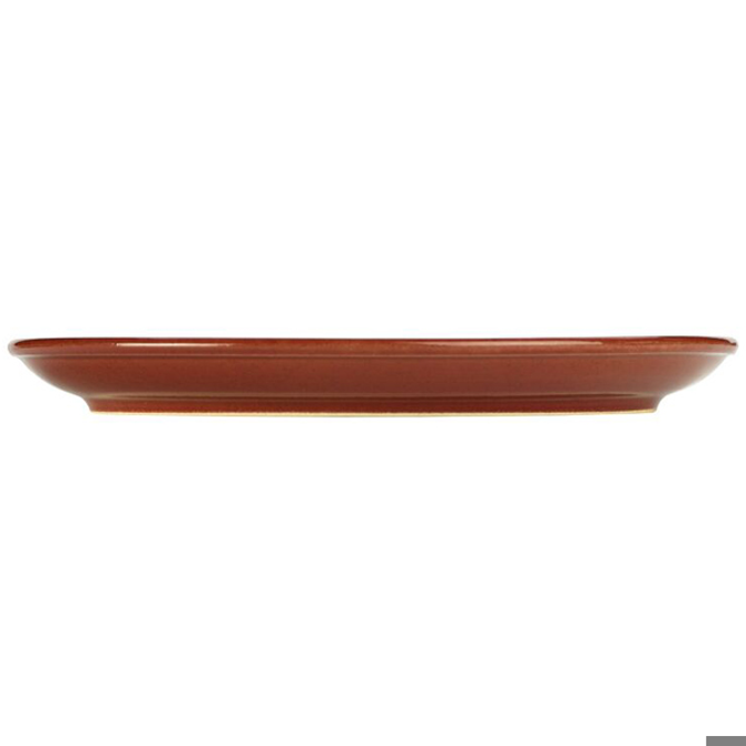 Rustic Coupe Plate Red 19cm