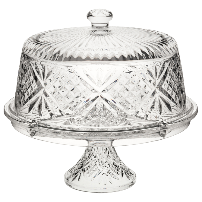 Utopia Vintage Cake Dome and Stand