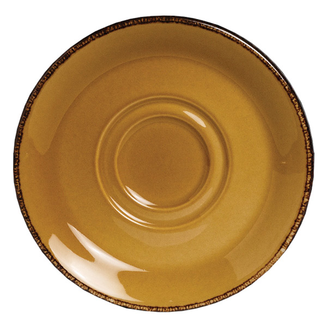Steelite Terramesa Soup Stand Saucer Mustard 6.5" / 16.5cm