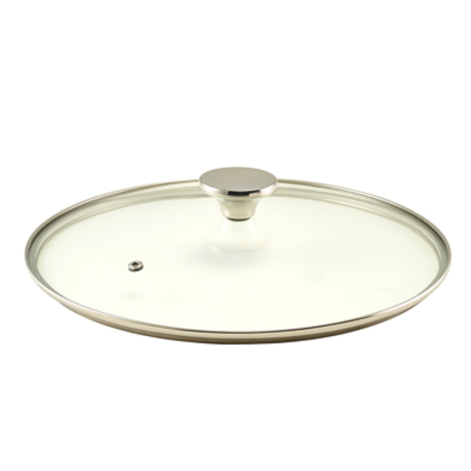 GenWare Glass Lid For Cast Aluminium Casserole Dish 28cm