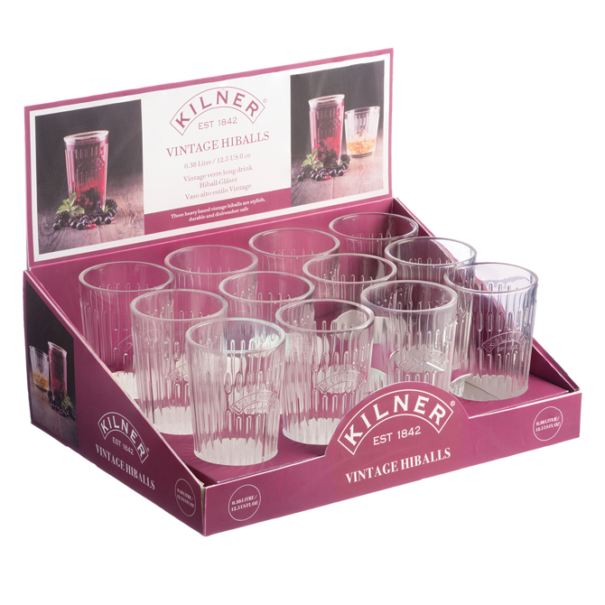 Kilner Vintage Hiball Tumbler 13oz / 380ml