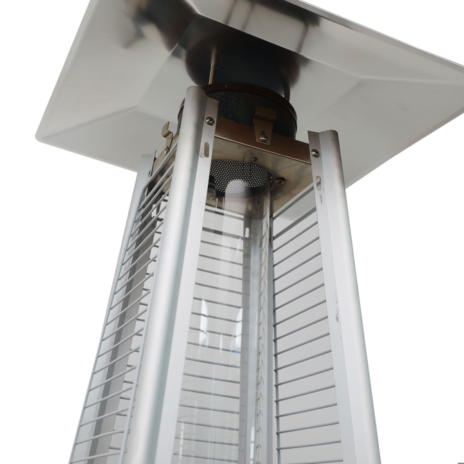 Outdoor Patio Pyramid Heater Stainless Steel