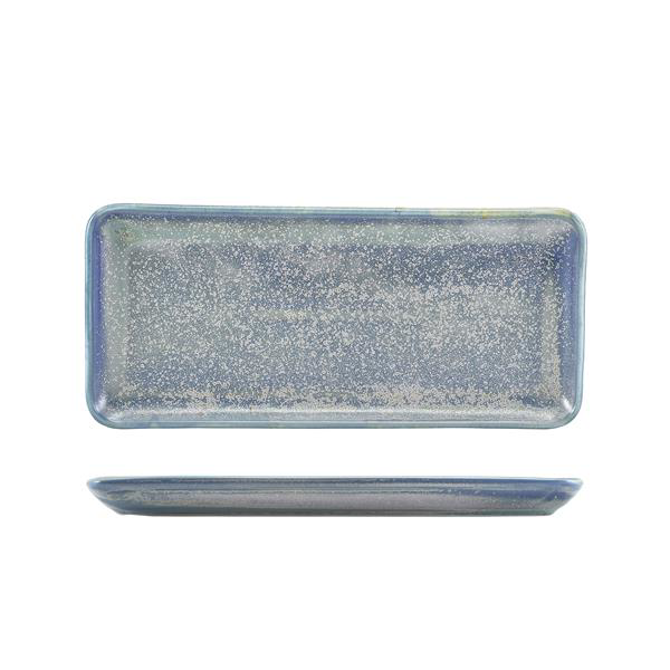 Terra Porcelain Seafoam Narrow Rectangular Platter 11 x 5inch / 30 x 14cm