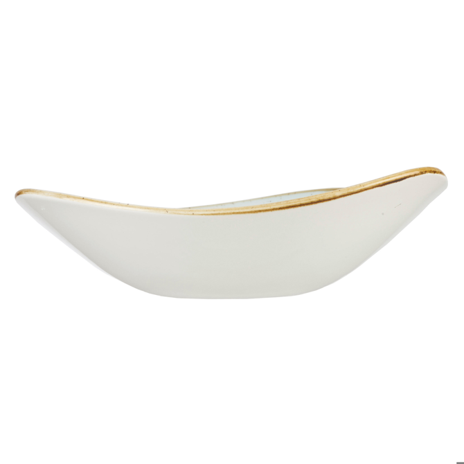 Churchill Stonecast Duck Egg Triangular Bowl 7.25"/ 18.5cm