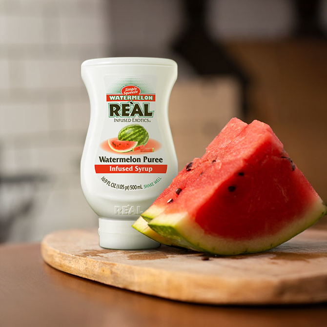 Reàl Watermelon Puree Infused Syrup 50cl