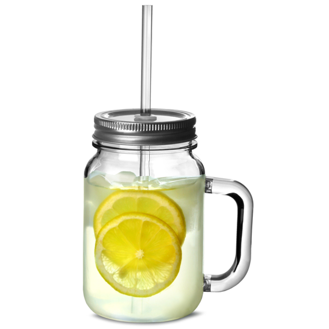Plastic Mason Drinking Jar Glasses 20oz / 568ml