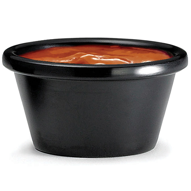 Melamine Ramekins Black 4oz