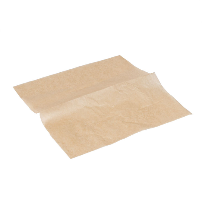 EcoCraft Kraft Brown Greaseproof Paper 30.5 x 27.5cm