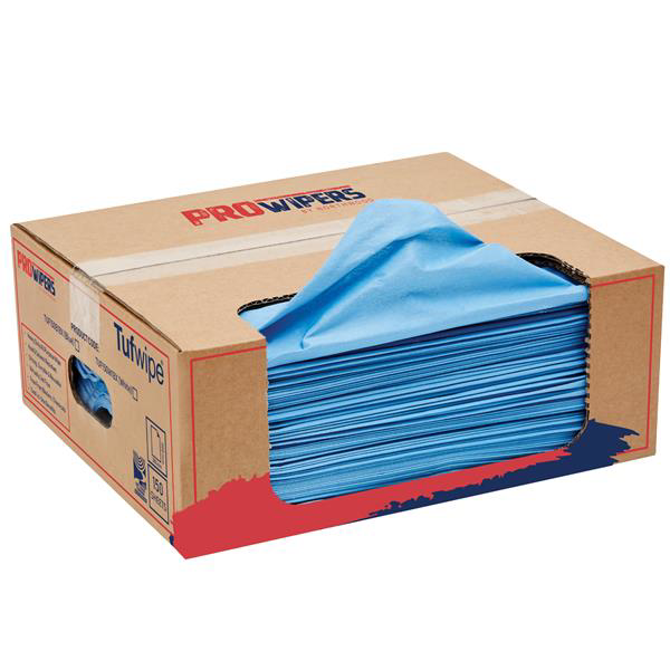 Tufwipe Folded Blue 150 sheets