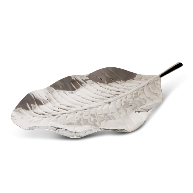 Silver Leaf Design Platter 23.6inch / 60cm