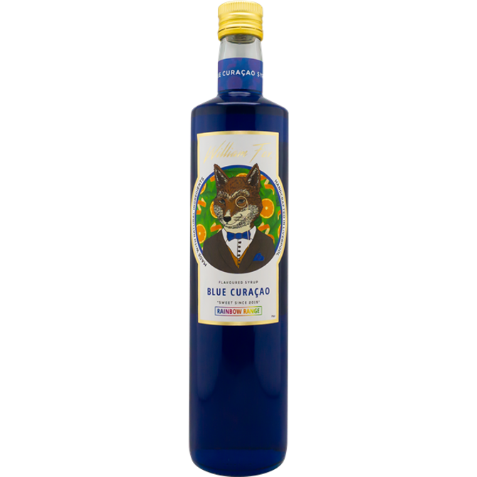 William Fox Premium Rainbow Range Blue Curacao Syrup 75cl