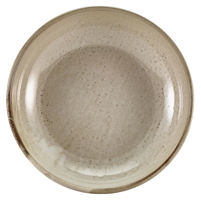 Terra Porcelain Coupe Bowls Grey 9" / 23cm
