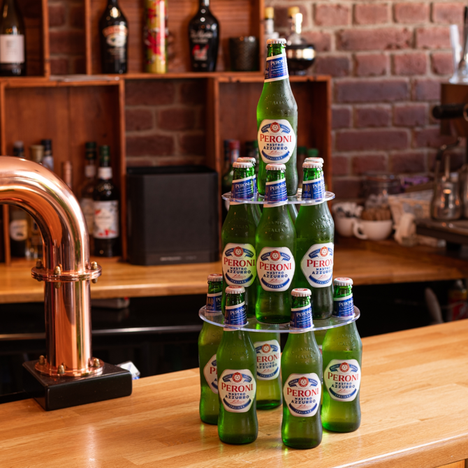 Display Bottle Stacker Clear