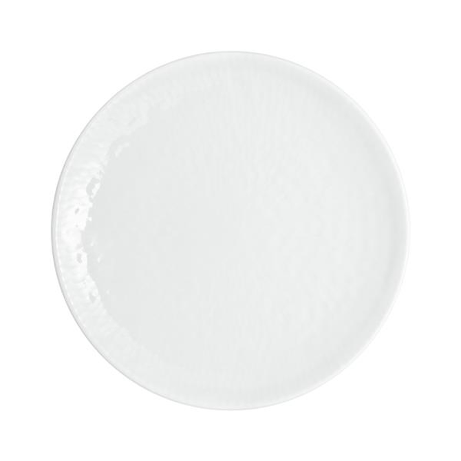 Porcelain Carve White Small Plate 6.9inch / 17.5cm