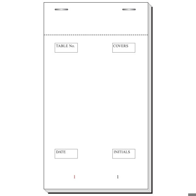 Order Pad 50 Sheet Carbon Duplication 170 x 95mm