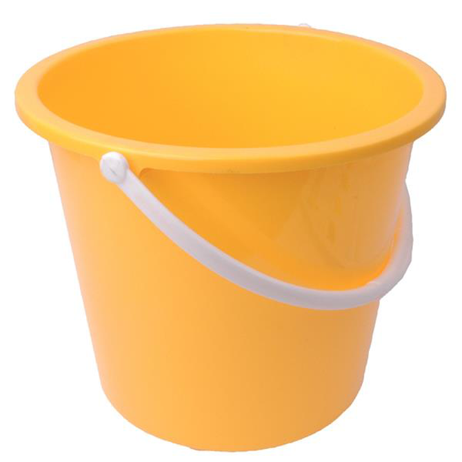 Yellow Plastic Bucket - 10L