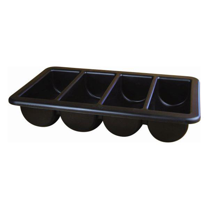 Cutlery Tray 1/1 Black 13inch x 21inch