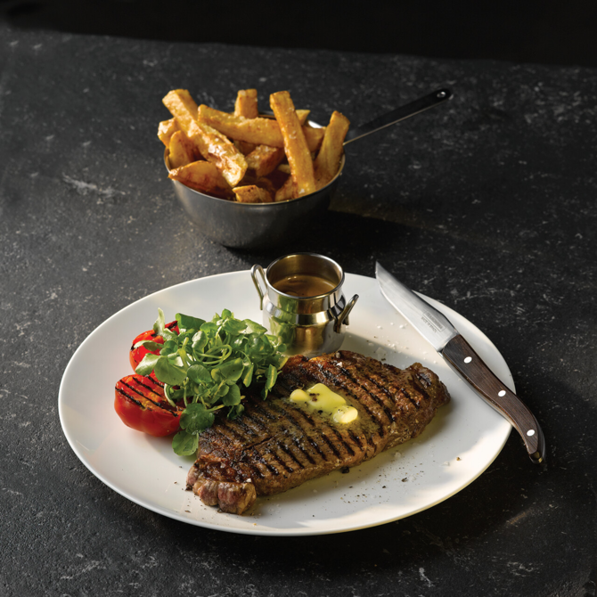 Tramontina Jumbo Polywood Pointed Steak Knife Light Black