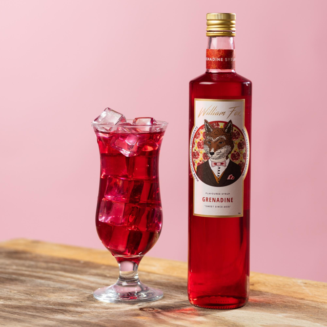 William Fox Premium Grenadine Syrup 75cl