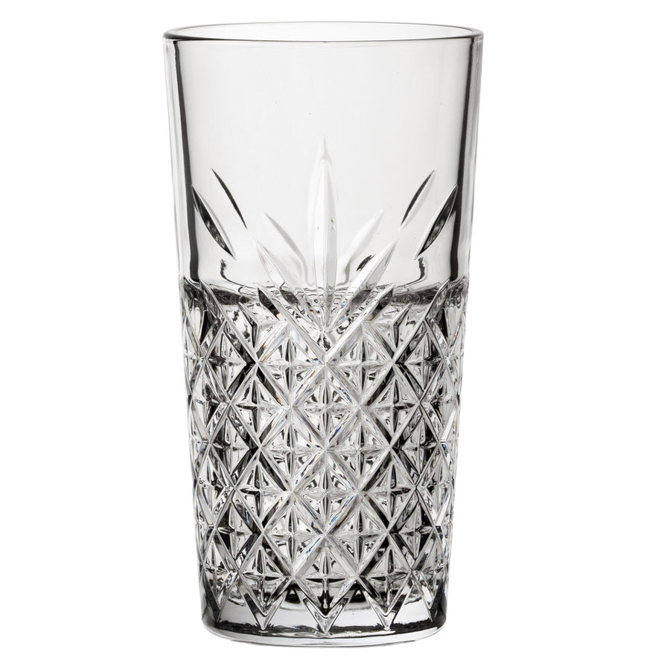 Timeless Vintage Stackable Hiball Glasses 12oz / 350ml