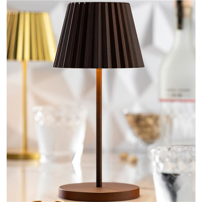 Dominca LED Cordless Lamp 26cm - Cocoa