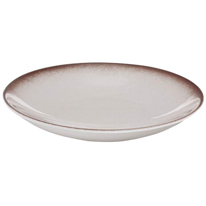 Ombré Deep Coupe Plates Brown 7" / 18cm