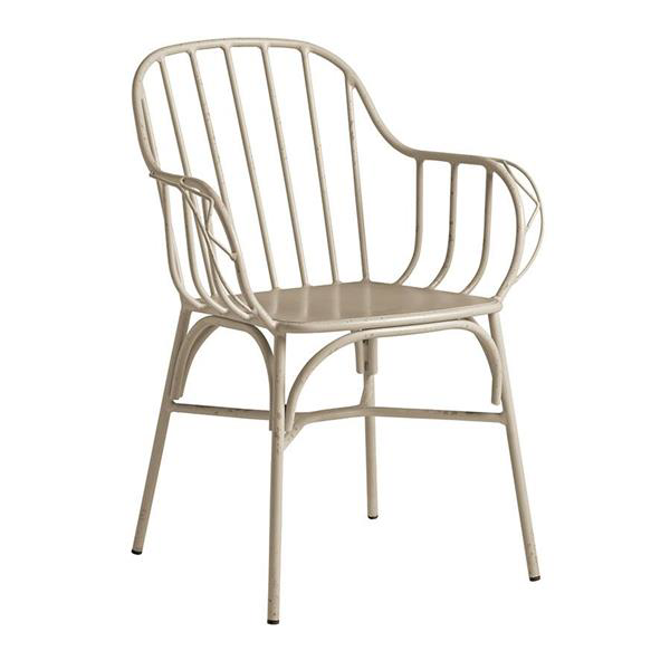 Denver Arm Chair Retro White