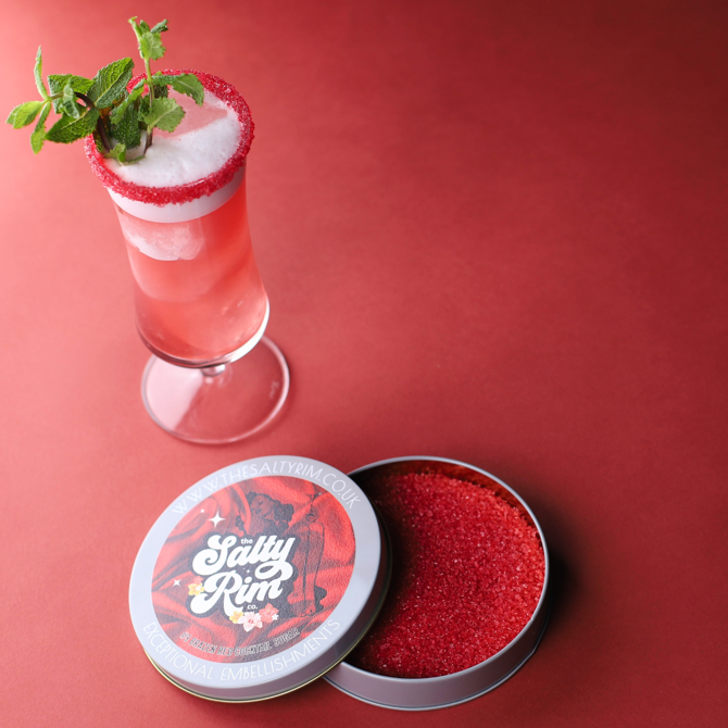 Brazen Red Cocktail Sugar 100g