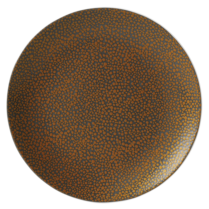 Purity Pearls Gold Coupe Plates 12inch / 31cm