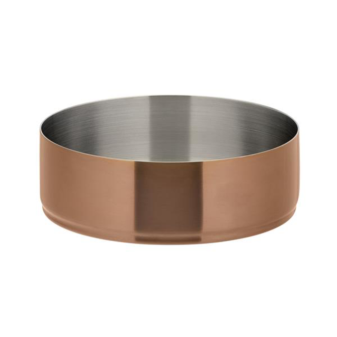 Brushed Copper Round Bowl 5.5inch / 14cm