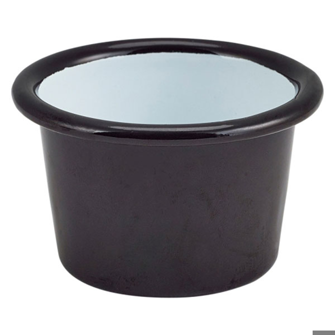 Enamel Ramekin Black 3.2oz / 90ml