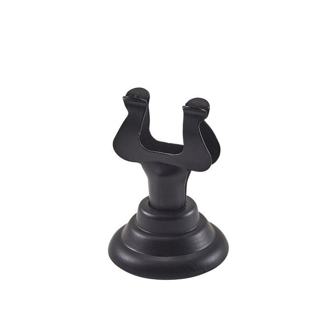 Black Menu / Table No clip 1.5inch Tall