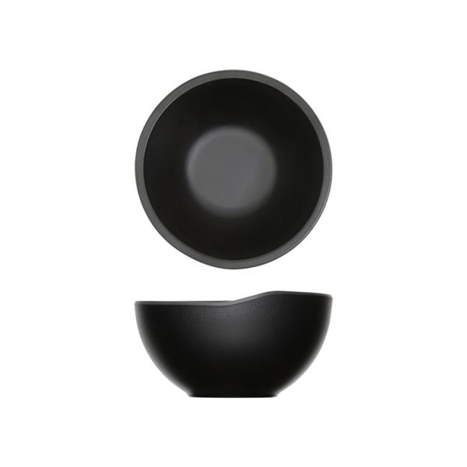 Black Copenhagen Melamine Bowl 10.8 x 5.6cm