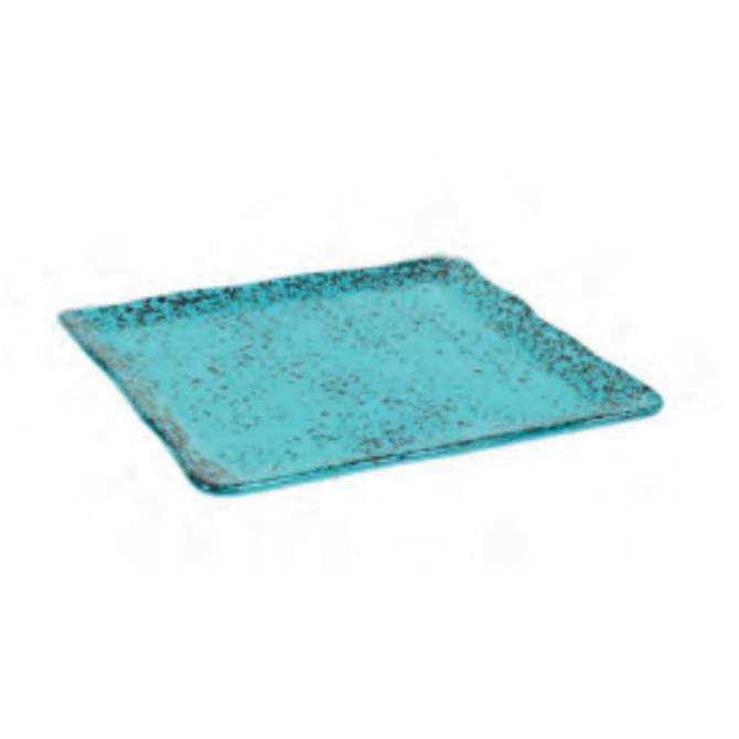 Turquoise Dish Ming 20 x 20cm