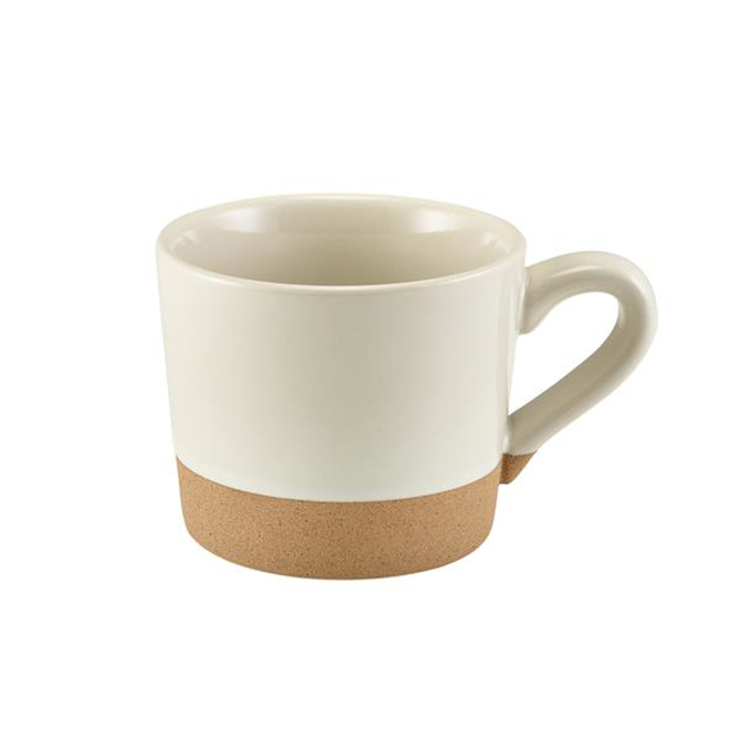 GenWare Kava White Stoneware Coffee Cup 10oz / 28.50ml