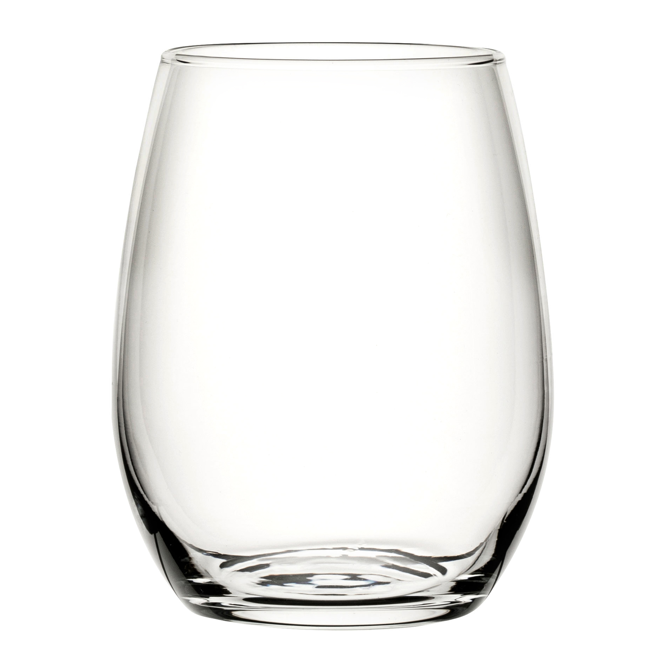 Amber Stemless Wine Glasses 12oz / 350ml