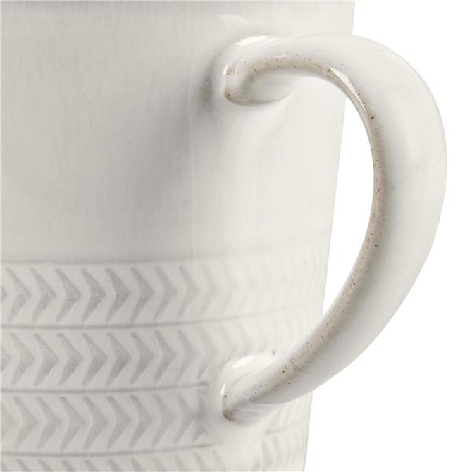 Natural Canvas Textured Large Mug 14oz / 400ml