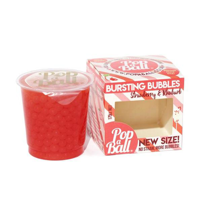Strawberry & Rhubarb Mini Bursting Bubbles