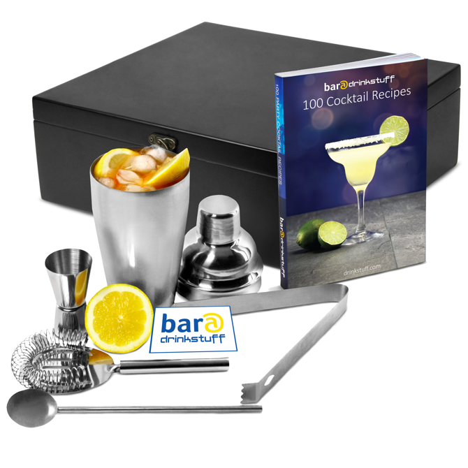 Manhattan Nights Cocktail Gift Set with Recipe Book