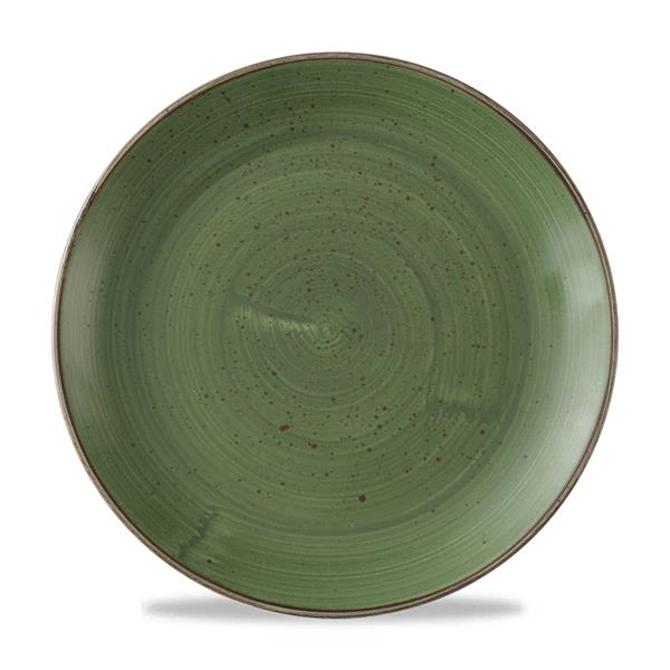 Stonecast Sorrel Green Evolve Coupe Plate 11.25inch / 28.5cm