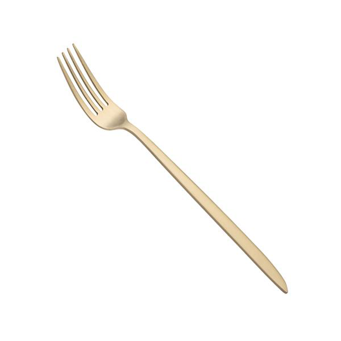 Orca Matt Champagne Dessert Fork