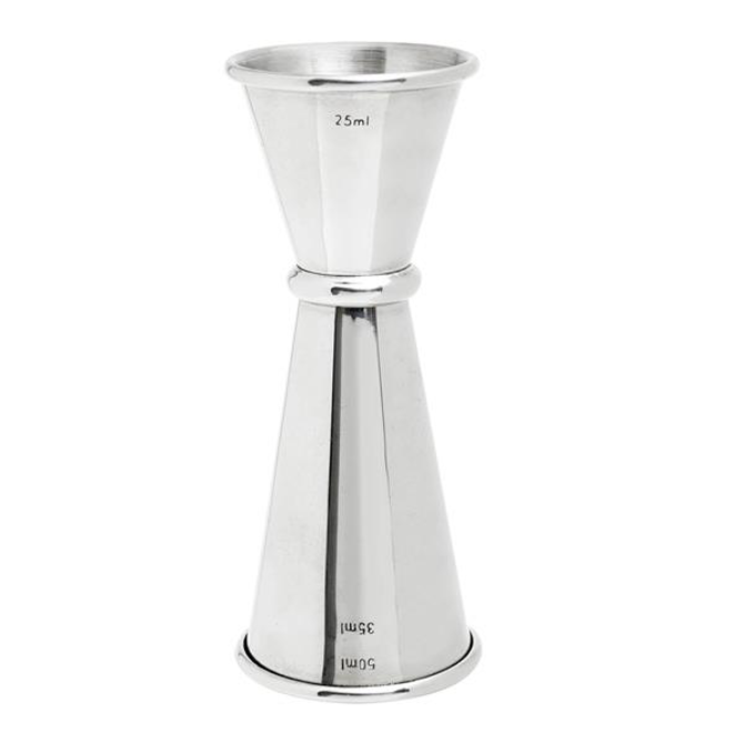Mezclar Banded Stainless Steel Jigger 25ml & 50ml