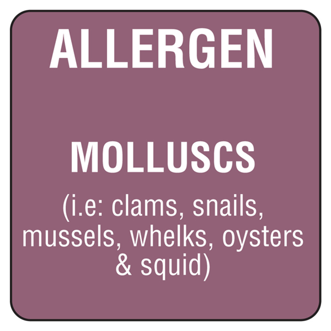 Food Allergen Labels Molluscs