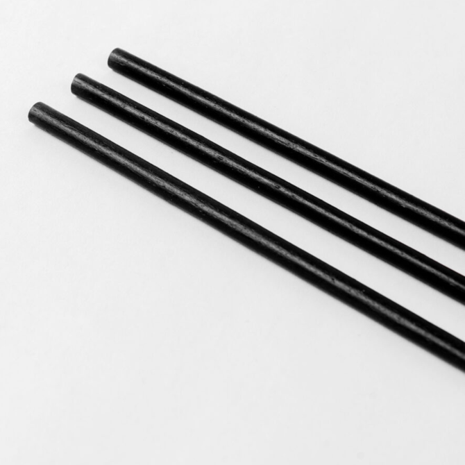 Agave Black Cocktail Straw 6inch / 15cm