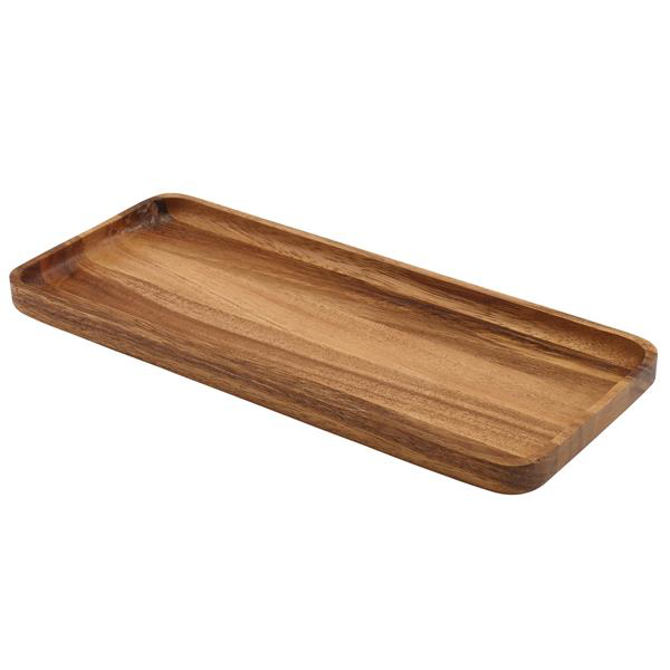 GenWare Acacia Wood Rectangular Serving Tray 12 x 5inch / 30 x 13cm