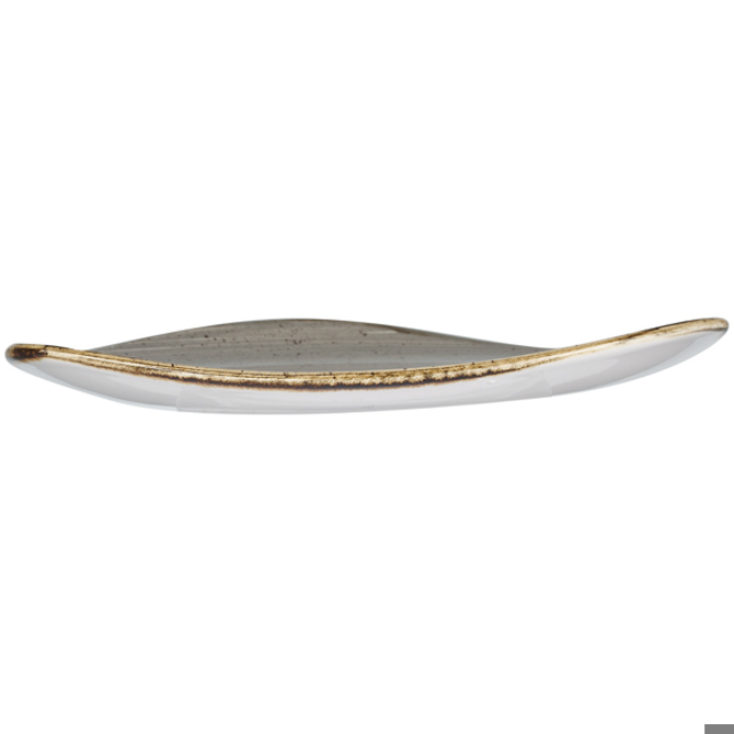 Churchill Stonecast Peppercorn Grey Triangular Plate 7.5 Inch / 19.2cm
