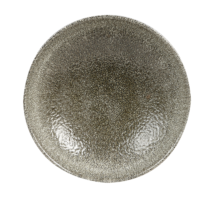 Studio Prints Raku Coupe Bowls Quartz Black 7.25inch / 18.2cm