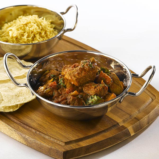 Stainless Steel Balti Dish with Handles 15cm