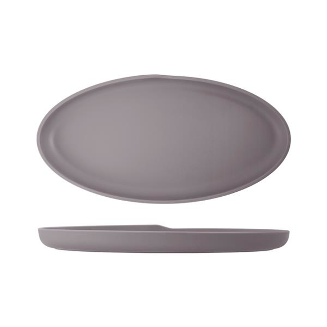 Sand Brown Copenhagen Oval Melamine Dish 40 x 20cm