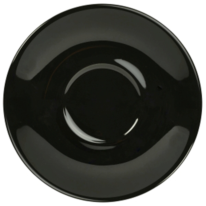 GenWare Saucer Black 4.5inch / 12cm